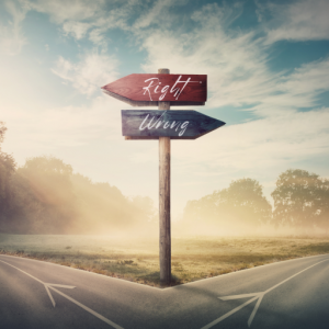 Red and Blue direction sign at crossroads: A Better Way To Pray Blog